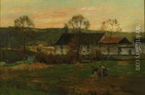 Early Autumn Oil Painting - Joseph Paul Mesle