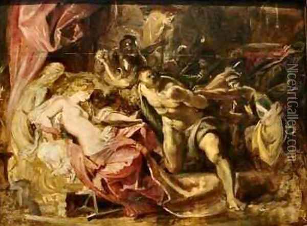 The Capture of Samson Oil Painting - Peter Paul Rubens