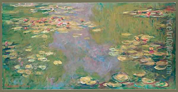 Water Lilies 1919 Oil Painting - Claude Oscar Monet