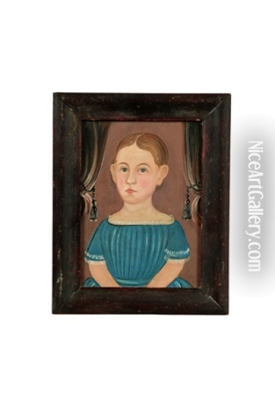 Portrait Of A Child Oil Painting - William Matthew Prior