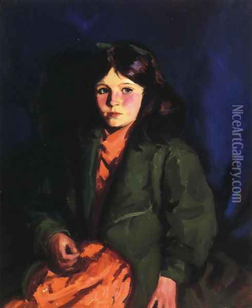 Portrait Of Mary Patten Oil Painting - Robert Henri