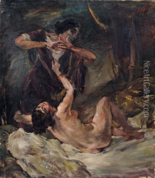 Joseph Und Potifars Frau Oil Painting - Paul Kapell
