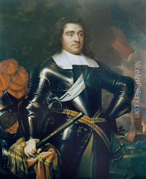 General George Monk (1608-70) 1st Duke of Albermarle, c.1665 Oil Painting - Samuel Cooper