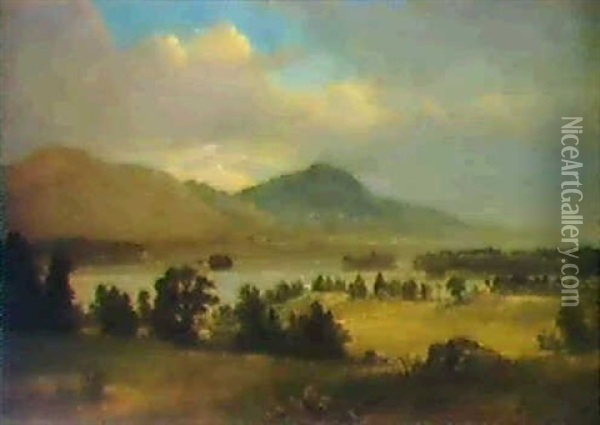 Summer On The Lake Oil Painting - Asher Brown Durand