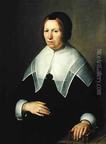 Portrait of a Woman Oil Painting - Willem van Honthorst