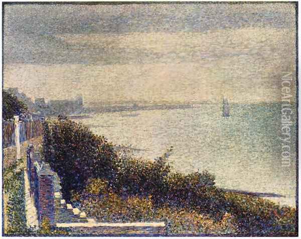 Grandcamp, Evening Oil Painting - Georges Seurat