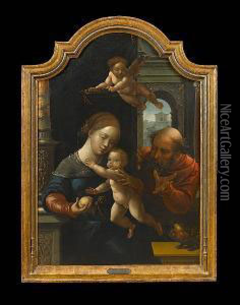 The Holy Family Oil Painting - Barend Van Orley