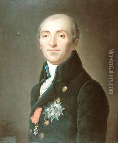 Bernard Germain Etienne de Laville 1756-1825 Comte de Lacepede Oil Painting - Paulin Jean Baptiste Guerin