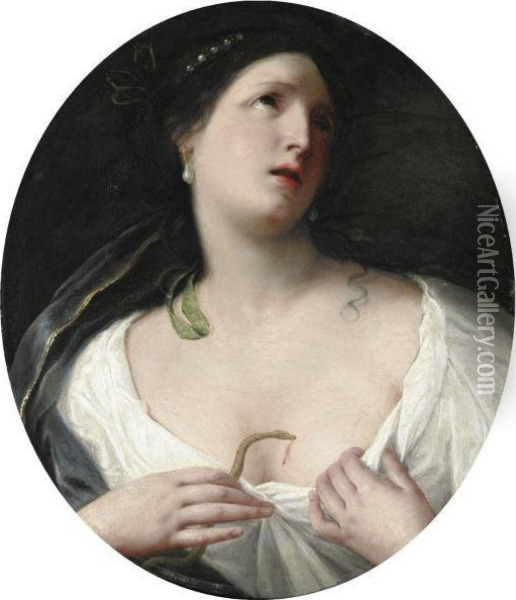 Cleopatra Oil Painting - Giovanni Bonatti