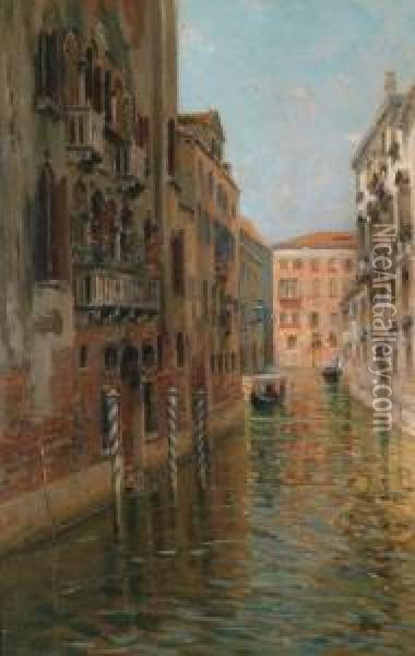 Motivo Veneziano Oil Painting - Bernard Hay