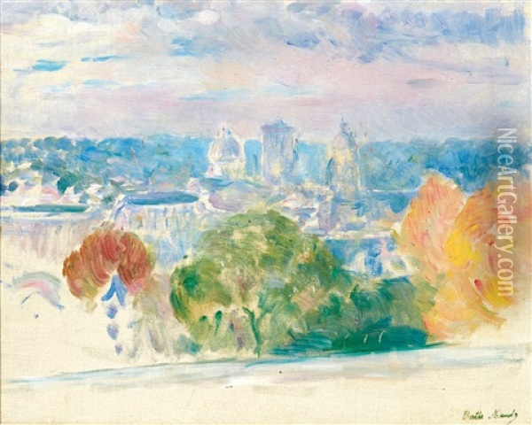 Vue De Tours Oil Painting - Berthe Morisot