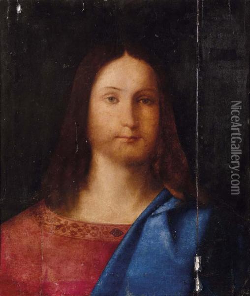 Testa Di Salvatore Oil Painting - Giovanni Bellini
