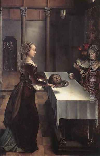 Herodias' Revenge Oil Painting - Juan De Flandes