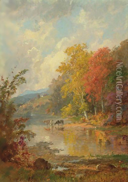 Autumn 2 Oil Painting - Jasper Francis Cropsey