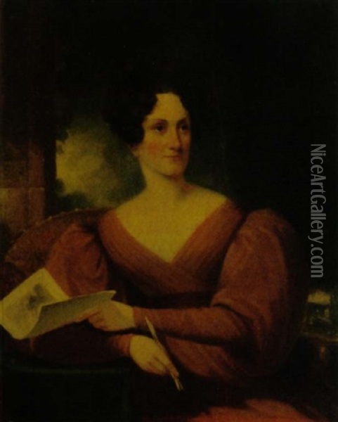 Portrait Of Mary Rutherfold Clarkson Oil Painting - Samuel F.B. Morse