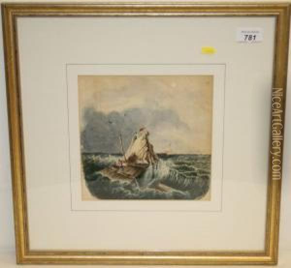 The Raft Oil Painting - Samuel Williamson