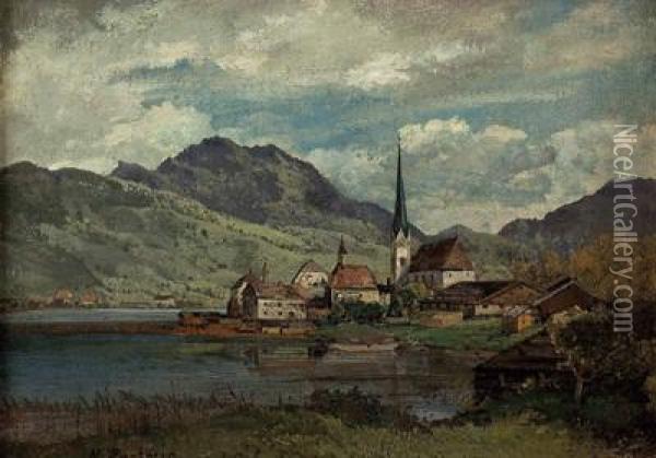 Dorf In Oberbayern Oil Painting - Max Hartwig