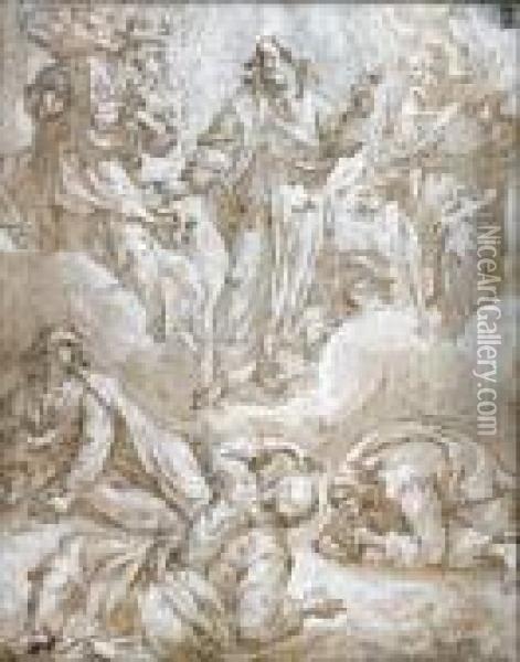 La Transfiguration Oil Painting - Maarten de Vos
