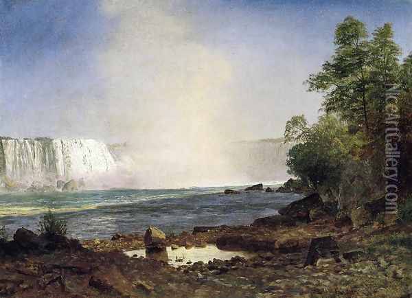 Niagara Falls Oil Painting - Albert Bierstadt