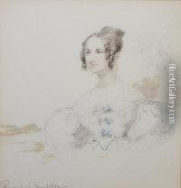 Portrait Of Rosalie Buckler Oil Painting - James Heath