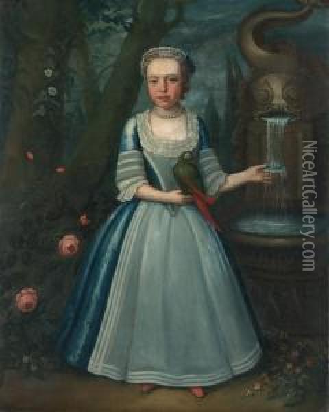 Portrait Of Elizabeth Kettle (1730-1800) Oil Painting - John Smibert