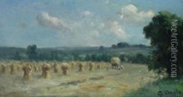 The Harvest Field Oil Painting - George Boyle