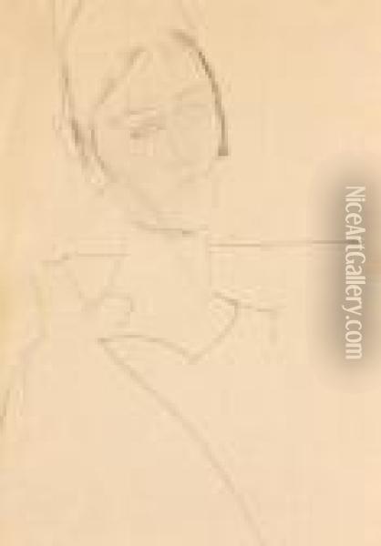 Portrait Presume De Gabrielle Soene Oil Painting - Amedeo Modigliani