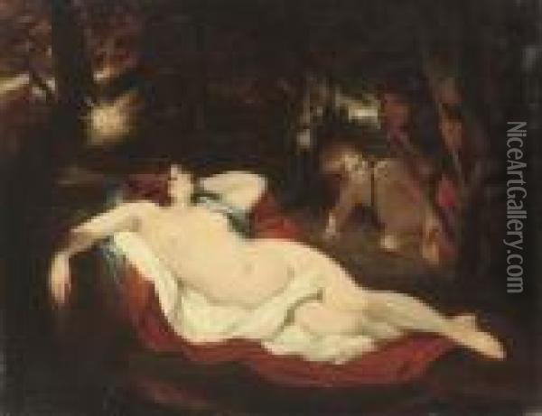 Cimon And Iphigenia Oil Painting - Sir Joshua Reynolds