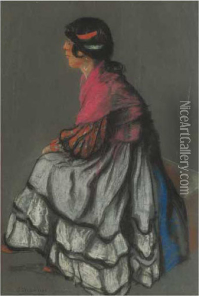 Maja Oil Painting - Octavio Bianqui