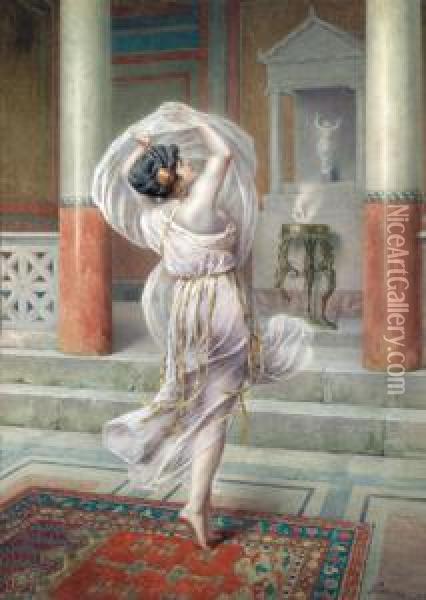 Danzatrice Oil Painting - Francesco Ballesio