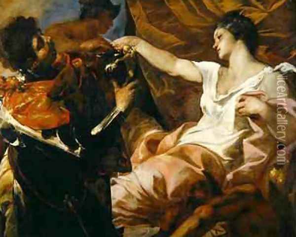 Mythological Scene 1660 Oil Painting - Francesco Maffei