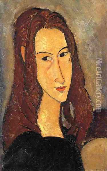 Red Haired Girl Oil Painting - Amedeo Modigliani