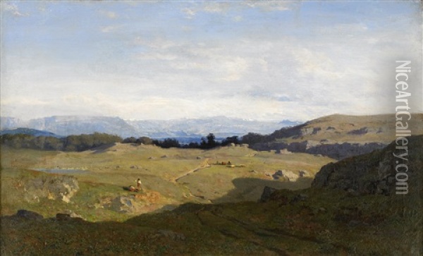 Landscape Oil Painting - Pierre Thuillier