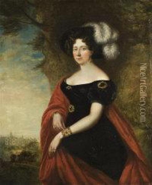 Portrait Of A Lady Oil Painting - George Dawe