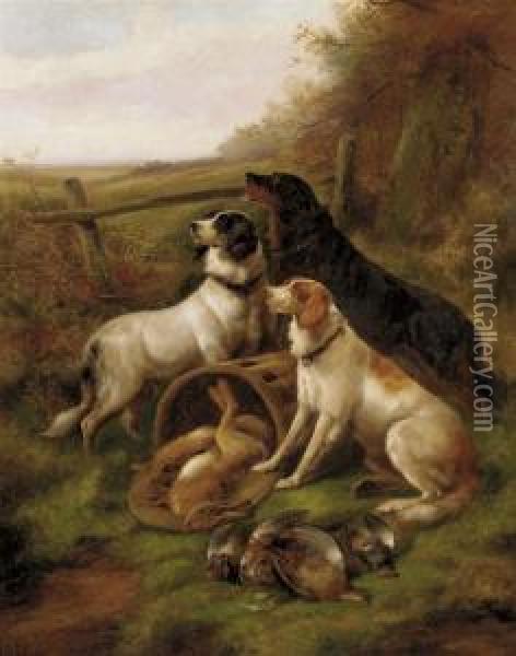 Sporting Dogs Oil Painting - John Morris