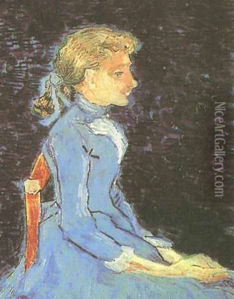 Portrait Of Adeline Ravoux III Oil Painting - Vincent Van Gogh