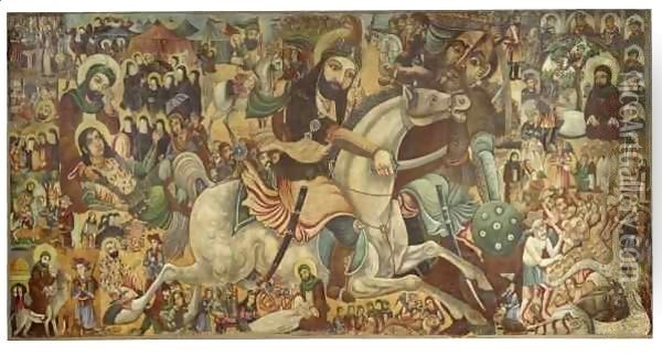 Battle of Karbala Oil Painting - Abbas Al-Musavi