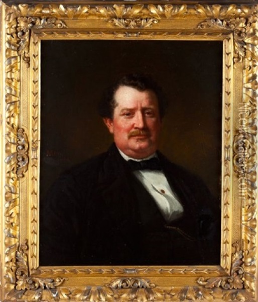 Portrait Oil Painting - Edward Harrison May