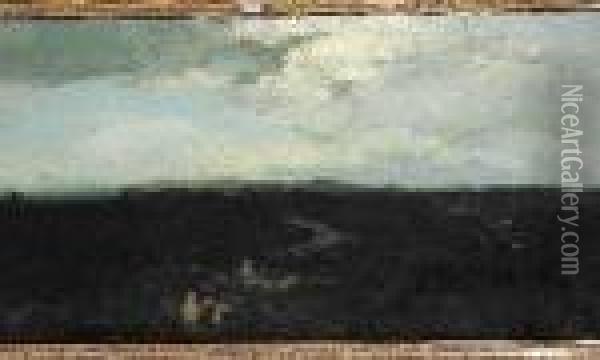 Paysage Nocturne Oil Painting - Gustave Courbet