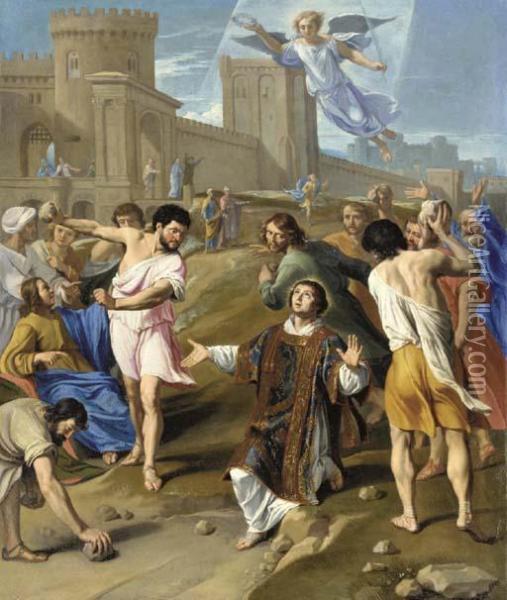 Martyrdom Of Saint Stephen Oil Painting - Philippe de Champaigne