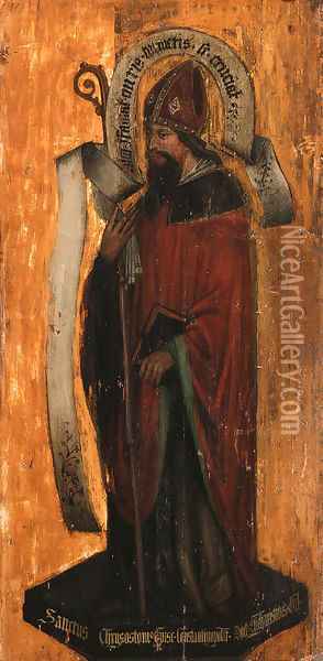 St. John Chrysostom Oil Painting - German School