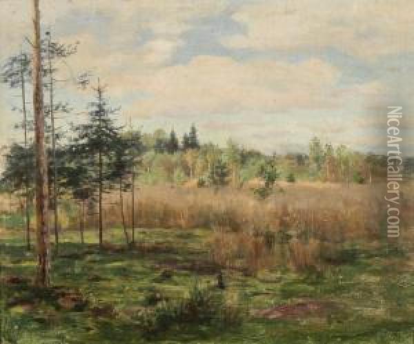 Landschaft In Ostpreusen Oil Painting - Ernst Von Saucken