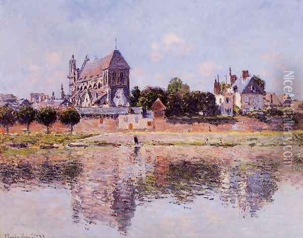 View Of The Church At Vernon Oil Painting - Claude Oscar Monet