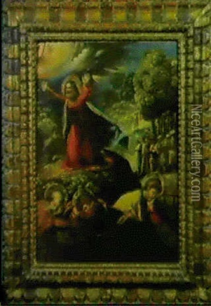 Cristo Nell'orto Degli Ulivi Oil Painting - Dosso Dossi