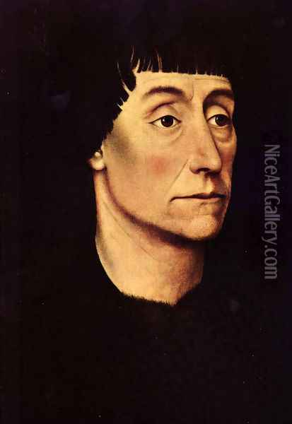 Portrait of Pierre de Beffremont Oil Painting - Rogier van der Weyden