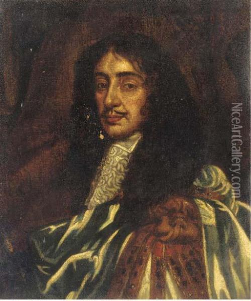 King Charles Ii Oil Painting - Sir Peter Lely