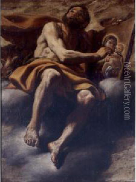 Saint Luke Painting The Virgin Oil Painting - Mattia Preti