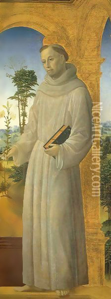 Saint Bernardino of Siena Oil Painting - Vincenzo Foppa