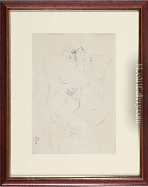 Nude Female Oil Painting - Earl Horter