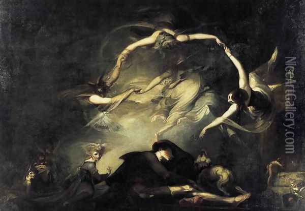 The Shepherd's Dream 1793 Oil Painting - Johann Henry Fuseli